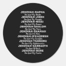 Search for names of god stickers Christian faith