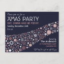 Search for rose gold christmas invitations Elegant