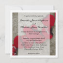 Search for rose petal wedding invitations Red