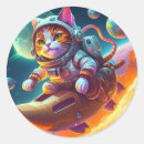 Search for space cat stickers Stars