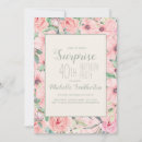 Search for girly 40th birthday invitations Blush pink watercolor floral