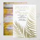 Search for palm leaves bridal shower invitations Gold
