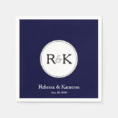 Search for dark navy napkins Initials