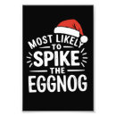 Search for eggnog posters Santa