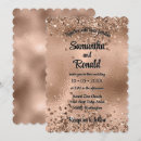 Search for faux rose gold foil invitations Pretty