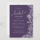 Search for eggplant bridal shower invitations Modern