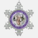 Search for purple and silver christmas tree decorations Xmas