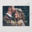 Search for whimsical wedding postcards Thank you