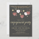 Search for heart engagement party invitations Country