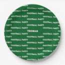Search for football paper plates Celebration