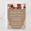 Search for burlap bridal shower invitations Lace