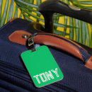 Search for green luggage tags Bold