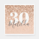 Search for 30th birthday napkins Glitter