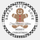 Search for cookies made with love stickers Gingerbread man