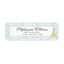 Search for paris return address labels Blue