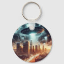 Search for alien invasion key rings Space
