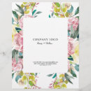 Search for pink flowers flyers White