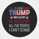 Search for i love trump stickers Political