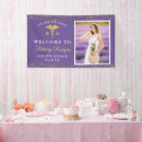 Search for purple and gold graduation banners Graduate