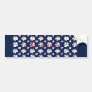 Search for flower patterned bumper stickers For her