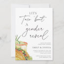 Search for mexican gender reveal invitations Taco