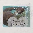 Search for river otters postcards Animals