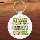 Search for lucky charm key rings Shamrock