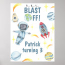 Search for space birthday party posters Astronaut