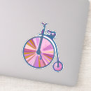 Search for pink bicycle stickers Vintage