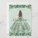 Search for sage green quinceanera invitations Quinceañera