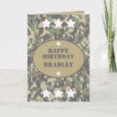Search for camouflage birthday cards Soldier
