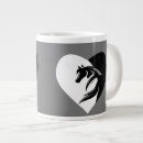 Search for love logo mugs Heart