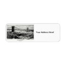Search for brooklyn bridge return address labels New york city