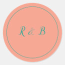 Search for peach wedding stickers Pretty