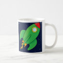 Search for space alien mugs Illustration