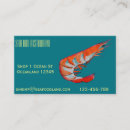 Search for seafood restaurants business cards Shrimp