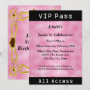 Search for vip pass birthday invitations Sixteen