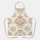 Search for elegant damask aprons Vintage