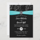 Search for turquoise black wedding invitations Marble