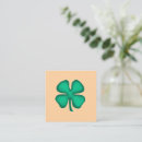 Search for four leaf clover business cards Irish
