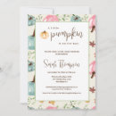 Search for little pumpkin on the way invitations Cute