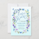 Search for butterfly flowers invitations Blue