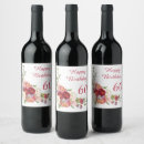 Search for happy birthday flowers wine labels Pink
