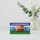 Search for american football business cards Athlete