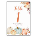Search for pumpkins table cards Watercolor
