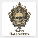 Search for ornate skull stickers Halloween