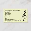 Search for white note business cards Musician