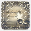 Search for masquerade gold stickers Elegant