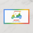 Search for golf cart business cards Trainer