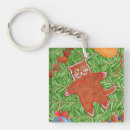 Search for christmas tree square key rings Watercolor